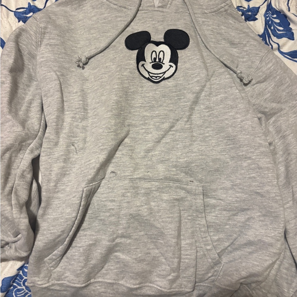 Disney Gray Hoodie with Mickey Mouse